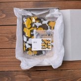 【送料無料】京都の手染め がま口ポーチ＋手染めハンカチ ギフトセット 幸せの文様 和柄 帆布 日本製｜箱入り・のし・メッセージカード無料｜誕生日 母の日 お礼 女性 プレゼント Fuwa Market
