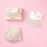 ミキハウス ホットビスケッツ★フォーマル風&ブルマギフトセット【クリアケース付き】ギフトラッピング　出産祝い　誕生日　お祝い　入園祝い　キッズ服　ベビー服