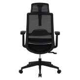オフィスチェア ダービット ブラック・グレー 2色展開 デスクチェア パソコンチェア 在宅ワーク おしゃれ シンプル 新生活 家具 インテリア 不二貿易