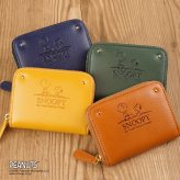 SNOOPY スヌーピー コインケース 財布 コンパクト  型押し 大容量ミニウォレット 小銭入れ