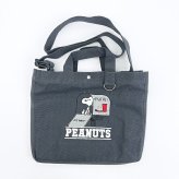 スヌーピー 2wayスクエアトートバッグ (ブラック)  ルートート ROOTOTE SNOOPY 送料込み
