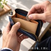 本革 コインケース 小銭入れ メンズ レディース ミニ財布 L字ファスナー 牛革 カードケース コンパクト財布 YKKファスナー 3ポケット Dカン付き 薄型 小さい財布 軽量 レザー シンプル 男女兼用 プレゼント ギフト