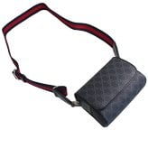 【人気モデル】グッチ GUCCI ショルダーバッグ 斜め掛けバッグ ミニバッグ メンズバッグ GGスプリーム 黒 ブラック 791741 ブランド ギフト プレゼント【送料無料】
