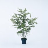 観葉植物 造花 アスパラガス BROWN 全高約90cm 中型 フェイクグリーン 本物そっくり おしゃれ インテリア 人工観葉植物 アーティフィシャルグリーン オフィス 店舗 ホテル 開店祝い 室内 アスパラガスファーン シダ フェイク