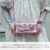 タマオワールド サンリオ お財布 ポシェット Carnival Dream 送料無料 SHO3894 SHO3893 ハナカラクサ ショルダーバッグ 鞄 かばん ハローキティ マイメロディ クロミ リトルツインスターズ タキシードサム ビーズ 羊革 サンリオキャラクターズ