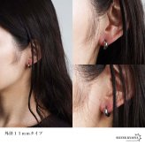 ステンレス 定番 フープピアス シンプルピアス ゴールド シルバー 幅4mm 3サイズ プチプラ メタル 小さめ 細身 プレーン ノーマル セカンド つやつや 両耳2点 レディース 女性 イヤリング 金属アレルギー対応