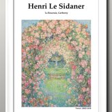 日本製 アンリ ル シダネル 薔薇の庭 A3 サイズ ポスター アート おしゃれ 絵画 インテリア 北欧 イラスト マット紙 艶消し アートパネル 額 フレーム デザイン 壁掛け ギフト 新築祝い ディスプレイ  速達 送料無料