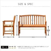 ガーデン アカシア 木製ベンチ DOZE-ドーズ- 木製 ガーデンベンチ ガーデンファニチャー チェア 北欧♪ アカシア木製ベンチ 木製ガーデンベンチ 天然木 エクステリア ガーデン用品 屋外 ブラウン 新生活