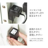 WALL SEVENSTAND セブンスタンド A2対応 スマート設置オプションセット-電源タップ-電源タッププレート ケーブル収納 コード収納 背面収納 整理 配線整理 ブラック スチール製 延長コード セット すっきり おしゃれ パーツ 部品 モダン