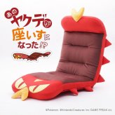 ポケモン ヤクデ座椅子 ヤクデ座椅子 キャラクター座椅子 座椅子 リクライニング座椅子 フロアチェア リラックスチェア かわいい家具 子供部屋家具 リビング家具 インテリア雑貨 キャラクター家具 ゲームチェア 読書チェア スウェード調 42段階リクライニング コンパクト