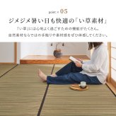 い草カーペット 涼み 裏貼り 江戸間 2畳 3畳 4.5畳 6畳 8畳 い草ラグ 天然い草100％ メセキ織 不織布 クッション性 床傷対策 和モダン 花ござ 上敷き 畳保護 四方縁 抗カビ 消臭 ブラウン 夏用 涼感 和室 洋室 折りたたみ 収納