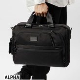 トゥミ TUMI ALPHA アルファ 3-WAY CONVERTIBLE BRIEF スリーウェイ コンバーチブル ブリーフケース 02603182D4 158962 ビジネスバッグ ショルダーバッグ ブリーフ 通勤 メンズ バッグ ブラック
