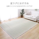 ラグ カーペット ござ 北欧 176×230cm