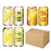 アサヒ 未来のレモンサワー 345ml 3種 ×2　6本化粧箱付き オリジナル 濃いめ 檸檬ジンジャー レモンスライス入り 缶チューハイ レモンサワー ギフト プレゼント 贈答用 お祝い 誕生日 お中元 お歳暮