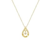 【無料ラッピング】  ヨンドシー 4℃ EAU DOUCE４℃ K18イエローゴールド ネックレス ダイヤモンド ブランド 正規品 新品 ギフト プレゼント 人気 おすすめ 誕生日 記念日 クリスマス 送料無料