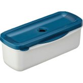 【直送】電子レンジスチームパスタメーカー ブルー [26-0305-090] MWPSM1B レンジ調理器 スチーム調理容器 1人前 2人前 時短 圧力調理 もちもちパスタ 簡単調理 温野菜 一人暮らし 便利グッズ キッチン雑貨 ギフト