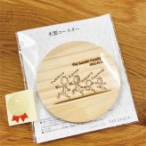 【FamilyLove】【FL27CW】木製 コースター 家族 ペット ネーム 無垢材 8人 家族 全員 誕生日 結婚 記念日 お祝い お名前 父の日 母の日 クリスマス プレゼント