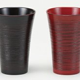 天然木　漆塗カップペア インテリア 漆器 盆 カタログギフト 景品 粗品