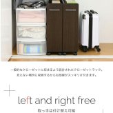 ラック クローゼット 収納 2個セット 幅19.5奥行58 .5 キャスター付き スリム 押し入れ収納 本棚 ワゴン 隙間 棚 漫画 CD DVD スライド シンプル コミック 新生活