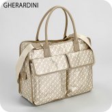 ゲラルディーニ ハンドバッグ レディース ブランド GHERARDINI Italy GHB0246 CRETA グレージュ/アイボリー