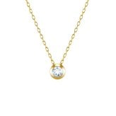 【無料ラッピング】  ヨンドシー 4℃ EAU DOUCE4℃【3月誕生石】K10 イエローゴールド ネックレス アクアマリン ダイヤモンド レディース ブランド 正規品 新品 ギフト プレゼント 人気 おすすめ 誕生日 記念日 クリスマス 送料無料