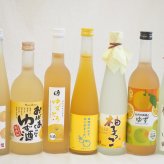 黄金色の一滴柚子7本セット(国内産ゆず使用ゆずとろ 7%(福島県) 柚子小町7%(長崎県) 大分県産ゆず100% 小野屋のゆず6% 柚子っこ7%(愛知県) 馬路村のゆず、はじめました。ゆず梅酒7% 国産ゆず100％おばあちゃんのゆず酒 7度 紀州の梅酒と