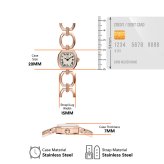 フォッシル FOSSIL 腕時計 レディース HARLOW MINI 二針 ローズゴールドトーン ステンレススチールウォッチ ES5484【2026 新作】