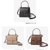 ジャンニノターロ GIANNI NOTARO Carol J. キャロルジェイ Leather Handbag 406 レザーハンドバッグ 406 ショルダーバッグ レディース バッグ