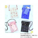 サンリオキャラクターズ スマホポーチ ハローキティ クリア ショルダーバッグ ポシェット レディース キッズ アクスタケース チケットホルダー 痛バッグ 痛バ 斜め掛け 軽量 SANG-530KT サンリオ正規ライセンス品