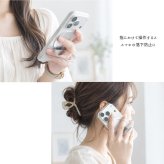MagSafe対応 ミラー付き 薄型 スマホスタンド 【 シュリンクレザー 】 名入れ 本革 くすみカラー iPhone マグセーフ