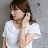 ステンレス マンテル チェーンブレスレット 幅2タイプ 2サイズ レディース あずき カットなし 幅6mm 8mm オーバル 丸み シンプル ベーシック カジュアル きれいめ 上品 アクセサリー 重ね付け デイリー 金属アレルギー対応