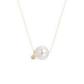 【無料ラッピング】  カナルヨンドシー Canal 4℃ アクセサリー K18 イエローゴールド ネックレス アコヤパール ダイヤモンド ブランド 正規品 新品 ギフト プレゼント 人気 おすすめ 誕生日 記念日 クリスマス 送料無料