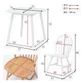 ダイニング３点セット　Ａタイプ　ダイニング　３点セット　ダイニングテーブルセット　ウィンザーチェア　２人用ダイニング　幅７５ｃｍ