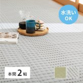夏ラグ 夏用カーペット 洗える い草風 カーペット 涼風 りょうふう 本間 2帖 2畳 PP ラグ ござ ビニール風 上敷き 畳の保護 畳替え 国産 新生活