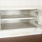 テレビ台 テレビボード 幅135cm アンティーク おしゃれ ローボード 完成品 木製 引き出し 脚付き 収納家具 天然木 彫刻 PALMAアンティークブラウン マホガニーのTVボード135 ヨ