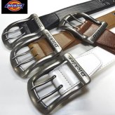 ベルト メンズ Dickies ディッキーズ 通販 ダブルピンベルト カジュアル 合成皮革 ダブルピン 2穴 無地 シンプル 黒 ブラック 茶 ブラウン 4cm 40mm幅 フェイクレザー 2穴ピンホール アメカジ ストリート カット可
