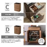 キッチンカウンター ゴミ箱収納 日本製 特殊鋼板を使った 【Lugo-ルゴ-】ゴミ箱上カウンター 60cm：
