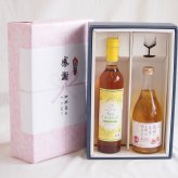 感謝の贈り物ボックス 紅茶カクテルと国産ワインセット(信州のももを使ったワインです甘口(長野県)500mlティーカクテル レモン500ml