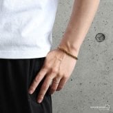 ステンレス 珍しい形状 チェーンブレスレット メンズブレスレット ゴールド シルバー スクエア シンプル 重厚感 存在感 メタル 男性 金属アレルギー対応