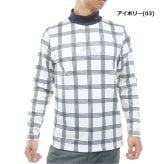 トミーヒルフィガー ゴルフ メンズ スムース裏起毛 チェック柄 長袖ハイネックシャツ TOMMY HILFIGER THMA672 2026年秋冬モデル お誕生日祝い お祝い 記念品 お父さん 父の日 彼氏 男性 30代 40代 50代 60代  還暦祝い 敬老の日 人気プレゼント プレゼント