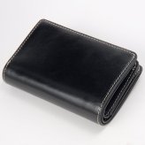 ベリーズヨーク　BELLIES YORK　二つ折り財布　BYTM1945BK　ブラック　黒色　ベジタブルタンニン　イタリアンレザー　牛革　”エイジングを楽しむ革小物”