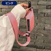 スマホショルダーストラップ シンプル スマホストラップ スマホ カラフル ショルダーストラップ バッグストラップ 付け替え バッグ おしゃれ かわいい ロゴ ショルダー ストラップ バッグショルダー メンズ レディース アクセサリー バッグベルト