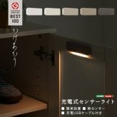 人感センサーライト 足元灯 室内 充電式 かげあかり04 ムサシ MUSASHI LED 電球色 USB Type-C 壁付け 石膏ボードピン マグネット脱着 トイレ ベッドサイド 廊下 階段 自動点灯 省スペース 日本製 5ルーメン 5色