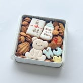 選べる熨斗！出産内祝い 出産祝い クッキー缶  名入れ アイシングクッキー ベビー 赤ちゃん ギフト プレゼント