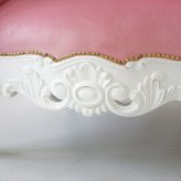 ダイニング家具 輸入家具 シングルチェア アンティーク ダイニングチェア ロココ調家具 バロック調 彫刻家具 プリンセス 姫系 ヨーロピアン フランス かわいい おしゃれ イタリア デザイナーズ 本物の高級感 店舗什器