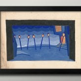 日本製 ウィノルド リース  A3 サイズ ポスター アート おしゃれ 絵画 インテリア 北欧 イラスト マット紙 艶消し アートパネル 額 フレーム デザイン 壁掛け ギフト 新築祝い ディスプレイ  速達 送料無料