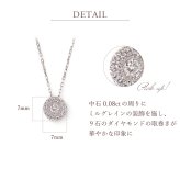 ダイヤモンド ネックレス 取り巻き 0.20ct K18 18K 18金 プラチナ ダイヤ 女性 レディース 誕生日 記念日 結婚記念日 錫婚式 10年 プレゼント ギフト 誕生日プレゼント 自分へのご褒美 フォーマル 20代 30代 40代 50代 60代 妻 彼女 ゴールド ホワイトゴールド ピンクゴールド イエローゴールド ダイヤ アクセサリー アレルギー対応 金属アレルギー 10yd