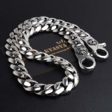 重厚 ウォレットチェーン メンズ 財布 丸 喜平チェーン シルバー ごつめ 幅広 太め クロス 十字架 2クリップ ズボン アメカジ 財布紐 盗難防止 紛失防止 人気 定番 ベストバイ 男性
