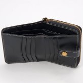 ベリーズヨーク　BELLIES YORK　二つ折り財布　BYTM1944BK　ブラック　黒色　ベジタブルタンニン　イタリアンレザー　牛革　”エイジングを楽しむ革小物”