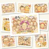 傘寿祝いの記念に、言葉だけでは伝えきれない想いを、似顔絵に込めて。修正無料で、納得しながら進められます。 傘寿 ギフト 似顔絵 贈り物 プレゼント 手描き 名入れ 傘寿祝い お祝い 記念 長寿 大人数 おばあちゃん 祖父母 おじいちゃん 修正無料 名入れ 下書き確認 親孝行 サプライズ 一生もの かわいい 親孝行 80歳 敬老の日 長寿祝い 引っ越し 家族 メモリアル 贈答品 バレンタインデー